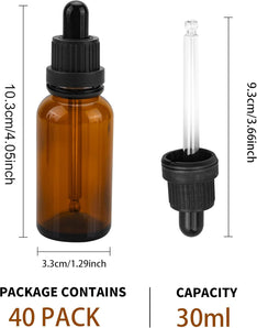 [RESIGILAT] Sticle chihlimbar 30 ml cu pipeta, 40 buci.