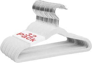 [RESIGILAT] Umeras catifea copii, 35 cm, antiderapant, pachet 32, alb