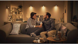 [RESIGILAT] Philips LED GU10 WarmGlow 50W, Alb Cald, Pachet 2 Bucăți