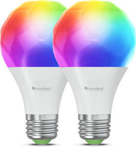 [RESIGILAT] Nanoleaf E27 2 lampi LED RGBW inteligente 16 milioane culori