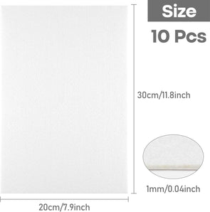 [RESIGILAT] CHRORINE 10 buc foi pasla autoadezive, 8 x 12 inci, alb