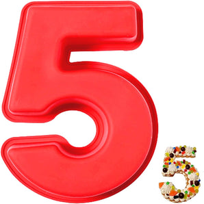 [RESIGILAT] Tort Forma 5, Matrita Silicon, 3D Mare pentru Petreceri