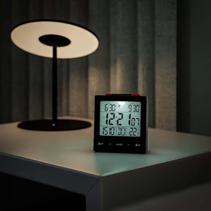 [RESIGILAT] Mebus 25581, Ceas desteptator digital, Negru, Radio, Termometru