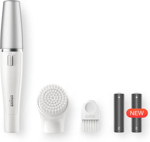 [RESIGILAT] Epilator facial Braun FaceSpa femei alb argintiu
