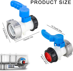[RESIGILAT] Adaptor IBC, robinet fluture DN50 75 mm, accesoriu rezervor