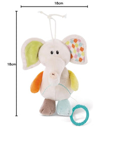 [RESIGILAT] Jucarie muzicala Elefant Dundi pentru bebelusi 18 cm