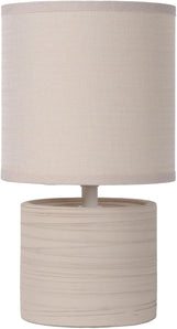 [RESIGILAT] LUCIDE GREASBY, Lampa de masa, O 14 cm, 1xE14, Bej