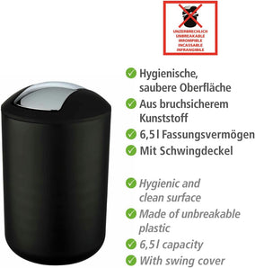 [RESIGILAT] WENKO Cos gunoi basculant Brasil, marime L, negru