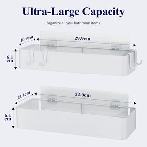 [RESIGILAT] Kitsure Suport dus fara gaurire, 2 piese, alb, rezistent la rugina