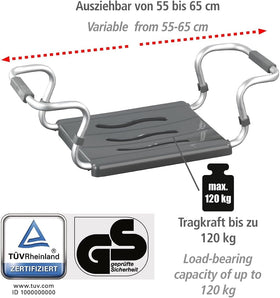 [RESIGILAT] WENKO Secura scaun de baie extensibil 55-65 cm 120 kg