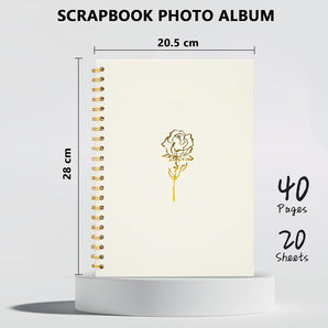 [RESIGILAT] Album foto Hiwhy 20,5 x 28 cm, 40 pagini, Kraft crem