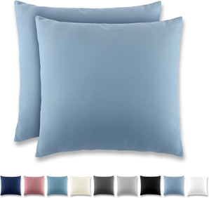 [RESIGILAT] Set 2 fete de perna 50x50 cm gri-albastru cu fermoar