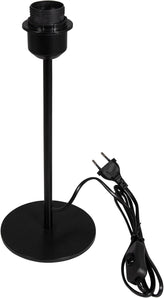 [RESIGILAT] Rayher Soclu Metalic Lampi, Negru, 32 cm, E27, Cu Intrerupator