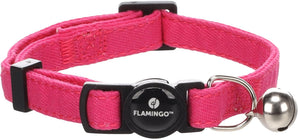 [RESIGILAT] Zgarda Flamingo Lomi, 15-22cm x 10mm, Fuchsia, pentru pisoi