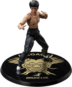 [RESIGILAT] Figurina Bruce Lee 50th Ver., Tamashii Nations, 13 cm, S.H.Figuarts, accesorii multiple