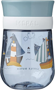 [RESIGILAT] Cană pentru Copii Mepal Mio Sailor's Bay 360°, 300 ml, 9+ luni, Rezistentă la Scurgeri