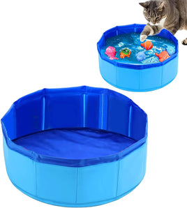 [RESIGILAT] Piscina antiderapanta pentru pisici si caini albastra