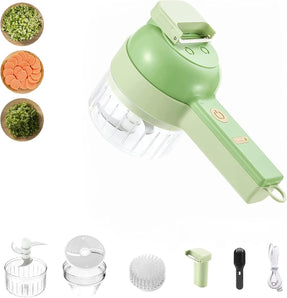 [RESIGILAT] Feliator electric 4 in 1 pentru legume si usturoi