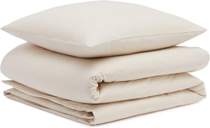 [RESIGILAT] Amazon Basics Lenjerie Pat Flanel, 2 Piese, Husa Pilota 135 x 200 cm