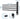 [RESIGILAT] Prosop feroviar inox pivotant cu 4 brate montare perete negru