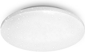 [RESIGILAT] Plafoniera LED Briloner cu decor stea, alba, IP44, 340 mm