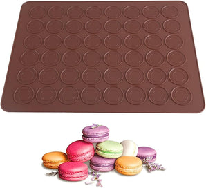 [RESIGILAT] Macarons tava de copt 48 cavitati 38 x 28cm pentru macaroane