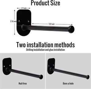 [RESIGILAT] Cuier haine inoxidabil, montare perete, lungime 19,8 cm