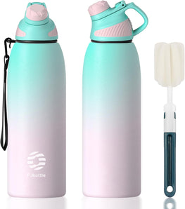 [RESIGILAT] Sticla sport din otel inoxidabil BPA-Free 1500ml pentru copii