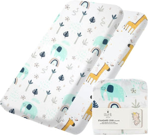 [RESIGILAT] Cearsafuri bumbac organic GOTS 2 pentru patuturi Jungle