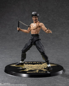 [RESIGILAT] Figurina Bruce Lee 50th Ver., Tamashii Nations, 13 cm, S.H.Figuarts, accesorii multiple