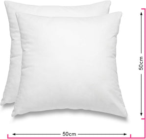 [RESIGILAT] Set 2 perne cu pene 50x50cm alb Oeko-TEX 600g