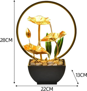 [RESIGILAT] Tuzsocr fantana LED interior, decor Zen modern, H 28 cm