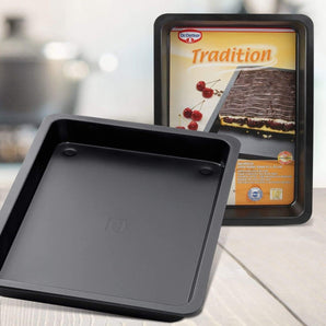[RESIGILAT] Dr. Oetker Tradition, tava de copt 42x29x4 cm, neagra