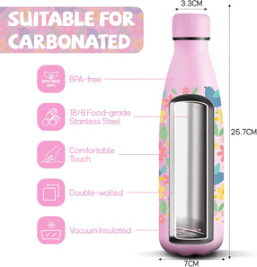 [RESIGILAT] HoneyHolly Termos, 500 ml, inox 18/8, etans, pentru sport, camping