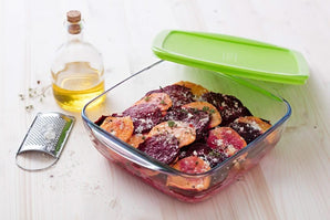 [RESIGILAT] Tava cuptor Pyrex 40x27 cm sticla verde 4,5 l