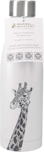 [RESIGILAT] Maxwell Williams Sticla apa inox, design girafa, 500 ml, alb