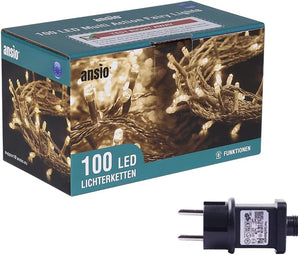 [RESIGILAT] Luminite LED de Craciun 10m 100 bucati alb cald