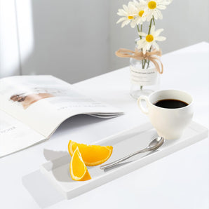 [RESIGILAT] Kingsea Set 2 Tavi, Dreptunghiulare 32,9x11,8x1,5 cm, Decor Baie