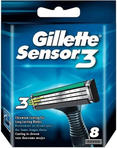 [RESIGILAT] Lame de ras Gillette Sensor3, 8 lame de schimb