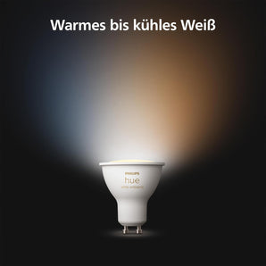 [RESIGILAT] Philips Hue GU10 LED Spot, 400 lm, lampa alba calda