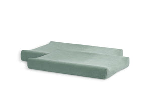 [RESIGILAT] Set 2 huse saltea de schimb Jollein Terry, 50 x 70 cm, bumbac moale, verde cenușă