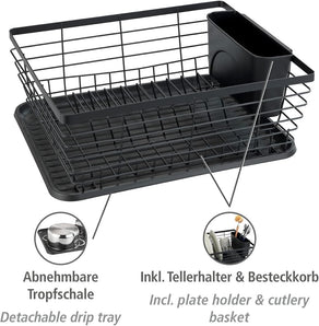 [RESIGILAT] Scurgator vase, negru, design modern