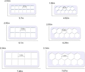 [RESIGILAT] Set 6 forme geometrice pentru prajituri
