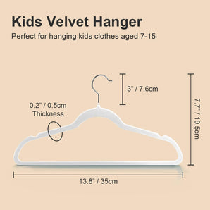 [RESIGILAT] Umeras catifea copii, 35 cm, antiderapant, pachet 32, alb