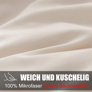 [RESIGILAT] Fata de perna 40x80 cm, set 2, bej, 100% microfibra, fermoar