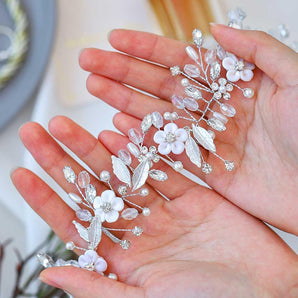 [RESIGILAT] Accesorii par Mireasa Vita de Par Cristal Argintiu