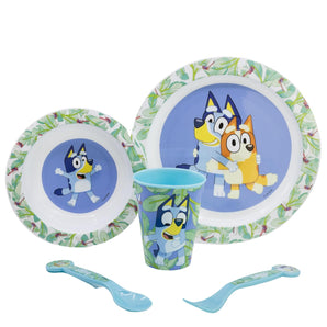 [RESIGILAT] Set vesela reutilizabila Bluey pentru copii multicolor.