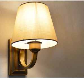 [RESIGILAT] Lampa de perete GLW Minimalist E14 cu abajur textil