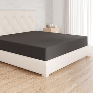 Amazon Basics lenjerie de pat, 200 x 200 x 30 cm, microfibră, lenjerie de pat - înălțimea saltelei până la 30 cm, negru