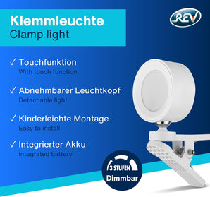 [RESIGILAT] Lampa de perete REV reincarcabila, 150lm, alba